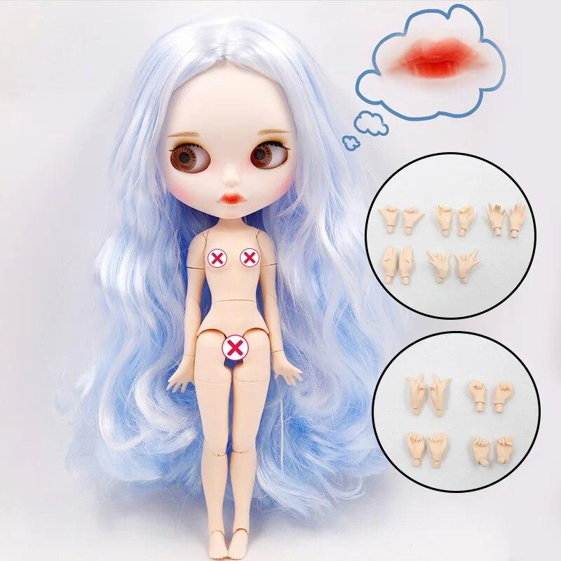 Кукла ICY DBS Blyth Нет. 4 изогнутые губы, матовое лицо на заказ с бровями, тело 1/6 bjd, аниме