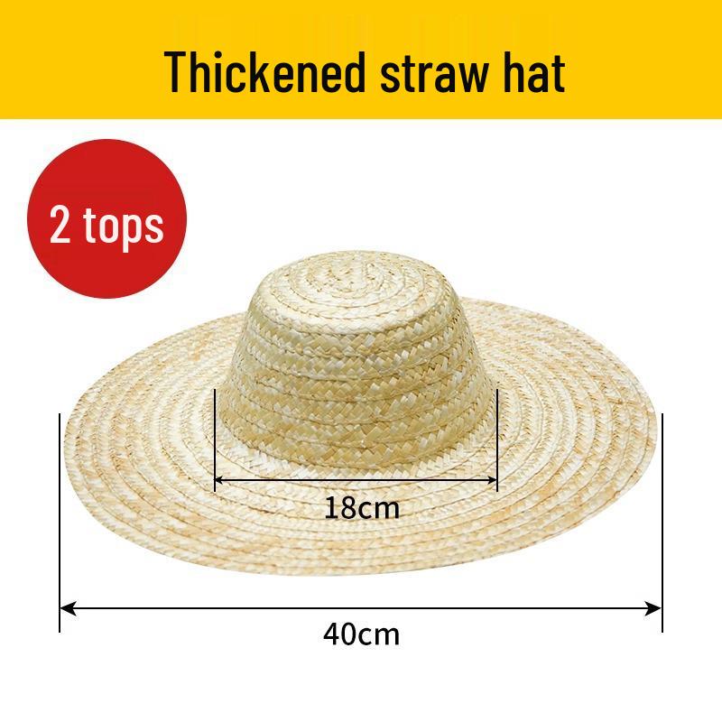 Farmer's Wide Brim Sun Hat: Outdoor Travel, Summer Protection, Tea Picking, Coolie Fishing Hat