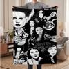 Dark Gothic Soft Warm Flannel Blankets Comfortable Blanket for Home Decoration Gifting