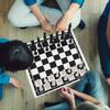 Пластиковый уличный набор для международных шахмат с складной шахматной доской