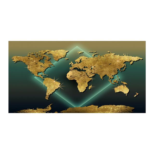 World Map Poster Canvas Painting Picture Print Cuadros Art Decoration Mural For Modern Home Living Room Wall Decor No Frame