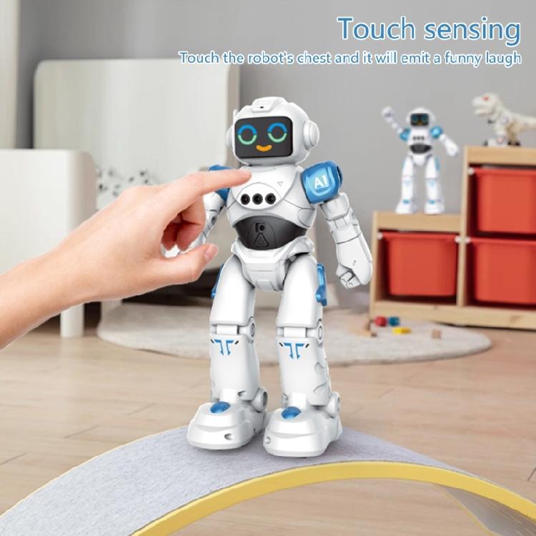 Intelligent Talking Robot With Gesture Sensing Face Expression STEM Robot Toy For Children Educational Entertaining Gift