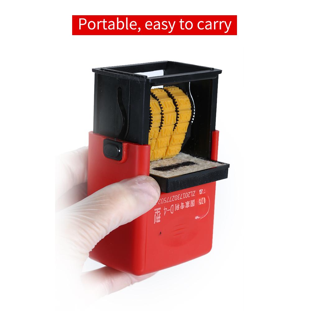 Handheld Portable Date Stamp Printer Quick-Drying Ink Date Printing Coding Machine for Food Plastic Bag Bottle Metal Cans Paper