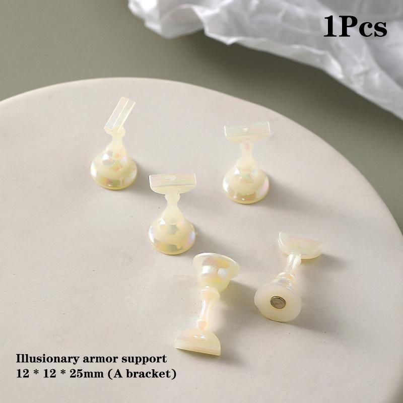 1 шт., акриловая подставка для ногтей, держатель для типсов, магнитная подставка для практики маникюра, подставка для ногтей своими руками, инструмент