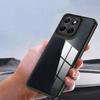 Case for Motorola Edge 70 Fusion, Fusion Hybrid, transparent with black frame