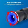 Plastic Quick Fittings Push in Pipe Connector Pneumatic Connector  Automated Assembly Lines