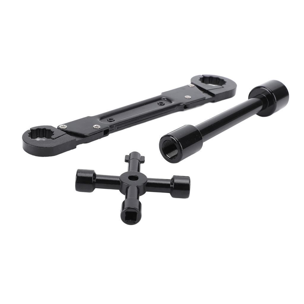 Сантехнические инструменты Стальной угловой запорный ключ Угловой накидной ключ Комплект Профессиональные сантехнические ключи Инструменты для трубных проектов