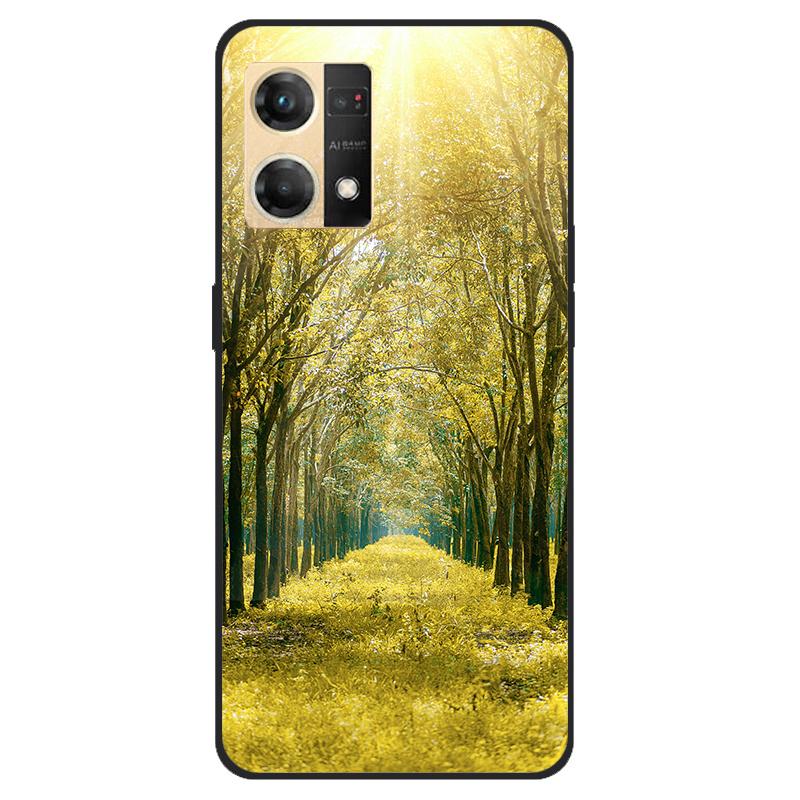 Чехол для Oppo Reno7 4G CPH2363 Ударопрочный Мягкий силикон ТПУ Задняя крышка Для Oppo F21 Pro F21Pro Чехлы для телефонов для Reno 7 4G Милый