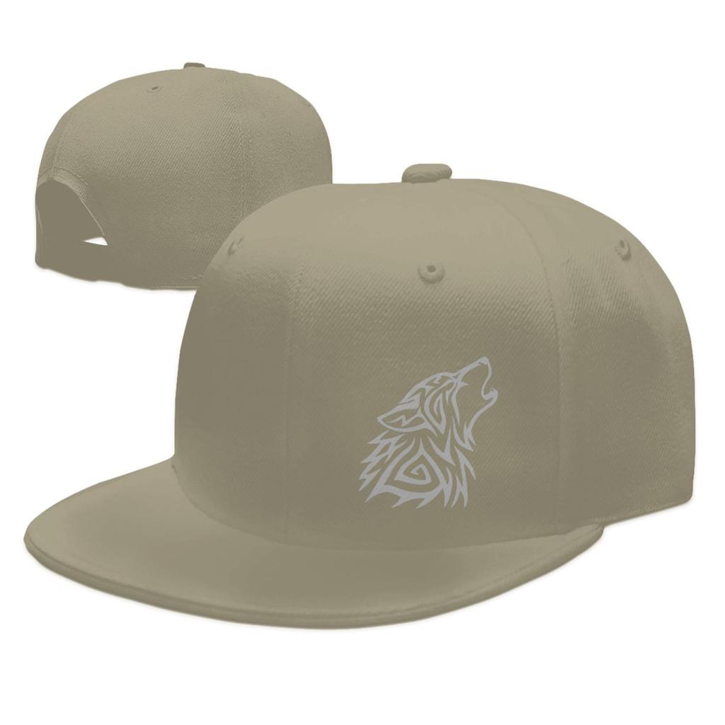 NGG-333 Взрослые кепки Snap-Back, Племенной Воющий Волк, Регулируемая Хип-Хоп Бейсболка с Плоским Козырьком …