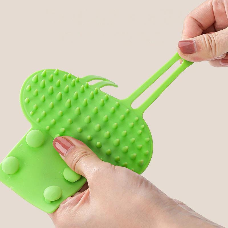 Массажная расческа для удаления волос с кошками, щетка для царапин, щетка для ухода за котенком, самоочищающаяся настенная угловая расческа для кошачьих когтеточек