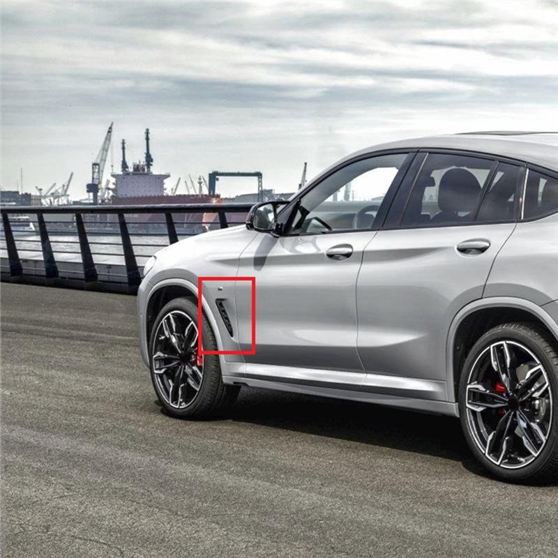 Накладка на переднее крыло, вентиляционное отверстие, крышка 51138064805 51138064806 Для BMW X3 G01 2018-2025 X4 G02 2019-2025 Комплект аксессуаров-A99D