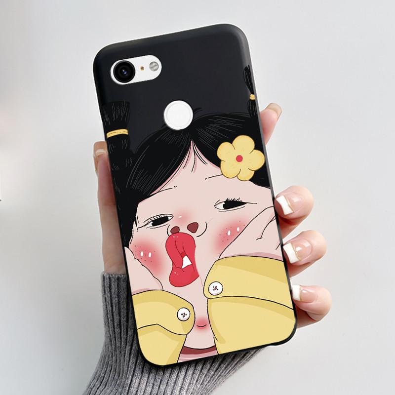 Милый Чехол Для Google Pixel 3/Pixel 3XL Печатный Корпус Funda Для Google Pixel 3A XL Coque Защитная Крышка Мягкий Силиконовый Кейс