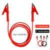 16Pcs Alligator Clip Electrical Test Wires Set 1m/3.3FT 14 Gauge Jumper Wires Kit Dual Probe Multimeter Measure Tool