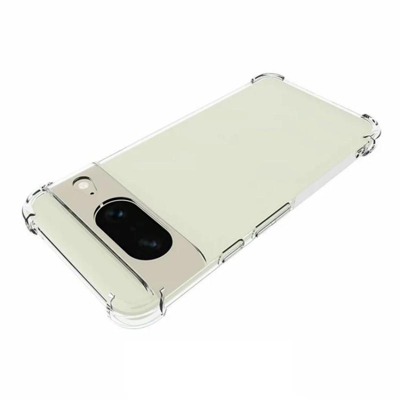 Прозрачный ТПУ чехол для Google Pixel 8 WANLONFENG TM Серия 2.0мм Задняя крышка для телефона
