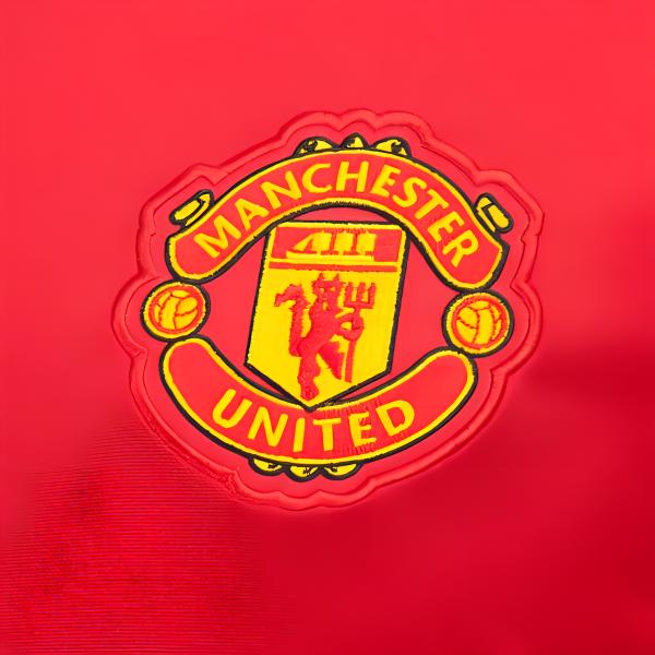 Adidas Round Neck Pullover Printed Vintage Football Shirt Men Tops Red AI6720