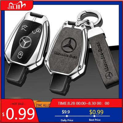 GLC GLB Для Mercedes-Benz A B C E G S V Класса GLA GLC GLE GLK Vito Sprinter SL SLK Viano ML Автомобиль Цинковый Сплав Чехол-сумка для ключей Металлический K