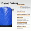 Reusable Woven Bag Thickened Transfer Bag Durable Travel Storage Bag  for Moving Logistics Travel