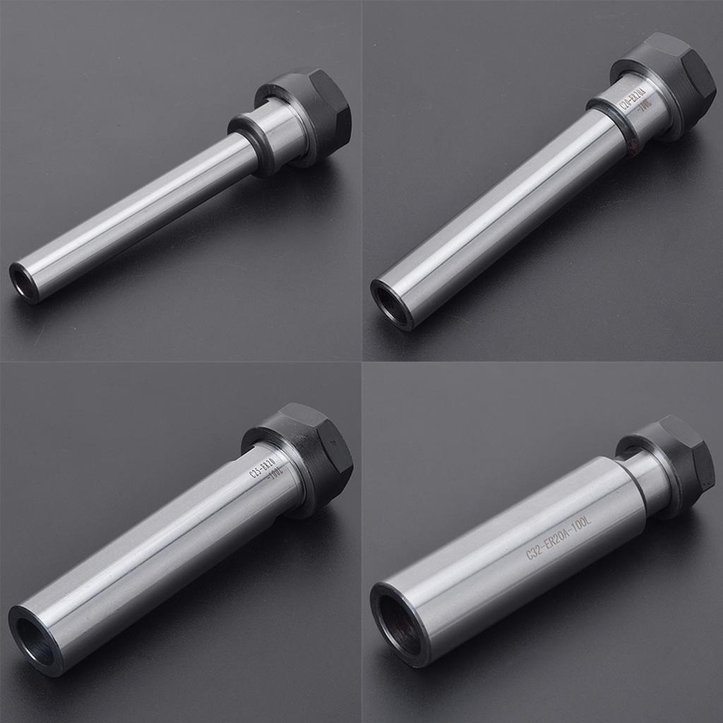 Держатель цангового патрона, фрезерный резец, прямой удлинитель ER20A-100L, длина 100 мм