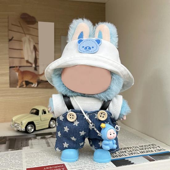 Набор одежды для кукол Стильный комбинезон Вязаный свитер Наряд для кукол 15-17 см Модные аксессуары для переодевания