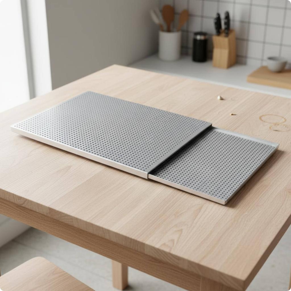 Anodized Aluminum Baking Tray Anti-Bulge Perforated Aluminum Sheet Pan Perforated Baking Tray Thickened Commercial Bread Pan