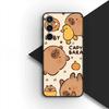 Comics Capybaras Wallpaper Phone Case for OPPO A80 A18 A16 A40 A17 A15 A38 A78 A79 A54 A57 A12 A60 4G 5G Protective Cover