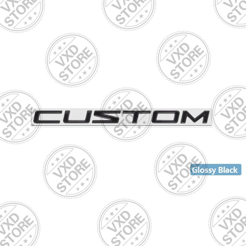 For Ford Transit Custom Lettering Car 3D Metal Logo Badge Decals Sticker Car NDRT3 Auto Rear Trunk Alphabet Emblem Styling Stickers