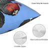 A Pair Of Gang-Gang Cockatoos Pillowcase Polyester Linen Velvet Creative Zip Decor Home Cushion Cover