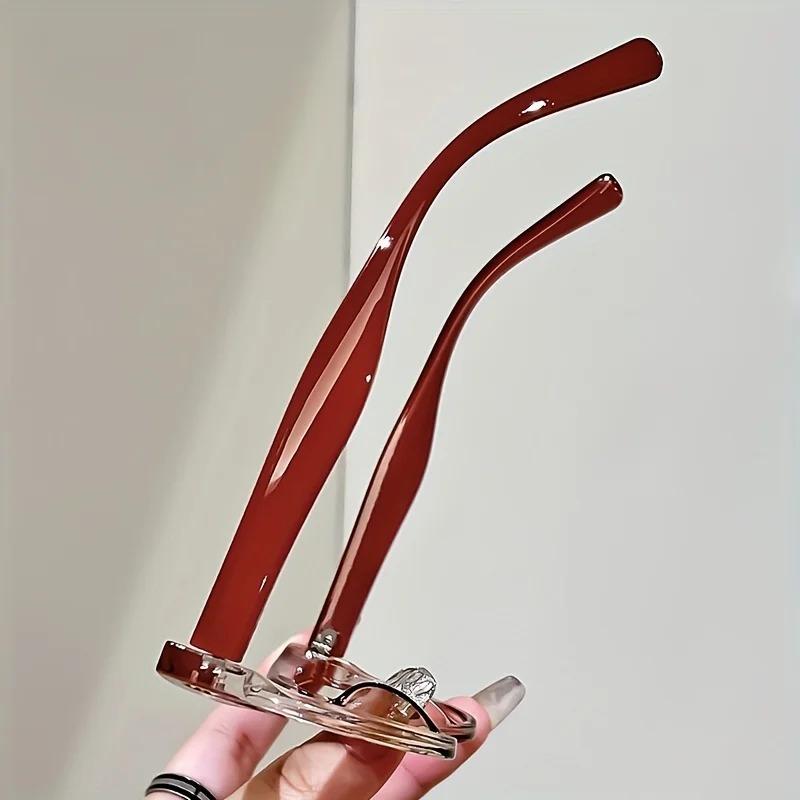 Retro Fashion Anti-blue Light Cat Eye Reading Glasses Unisex Trendy Oversized Presbyopic Eyeglasses