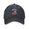 Classic Comma La Kamala Harris Biden Baseball Caps Unisex Distressed Denim Washed Headwear  President Election Outdoor Hats