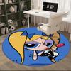 Powerpuff Girls Chair Mat Round Carpet - Home Decor, Sofa Rug, Office Mat, Gift for All Rooms0496b