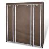 VidaXL Armoire avec compartiments et tiges 45 x 150 x 176 cm Marron