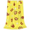 Curious George Cartoon Monkey Coral Fleece Plush Throw Blankets Blanket for Home Bedroom Lightweight Bedding Throws