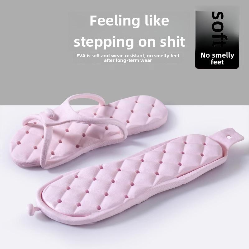 Портативные одноразовые складные пляжные тапочки для летних путешествий