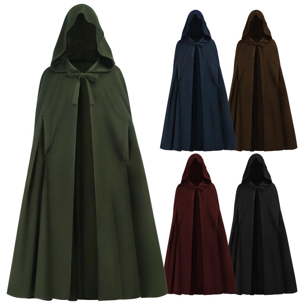 Medieval wool cloak, Hobbit, Elf cos Halloween Renaissance Cape party Cloak