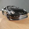 1/32 Porsche 911 GT3 RS Металлическая литая модель гоночного автомобиля Коллекция Хобби Декоративные Миниатюрные Украшения Звук Свет Игрушка Подарок для Друзей