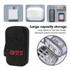 Travel Tech Organizer Bag Multi-pocket Data Cable Charger Storage Pouch For Volkswagen VW GTI Tiguan Passat B5 B6 B7 CC Jetta