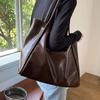 Portable Texture Tote Bag for Women  Shoulder Underarm Bag, Commuting Bag, Large Capacity, Niche Design, Winter Autumn Handbags