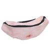 3D Dad Beer Belly Fanny Pack Large Capacity Realistic Zipper PU Dad Waist Pocket Funny Bag
