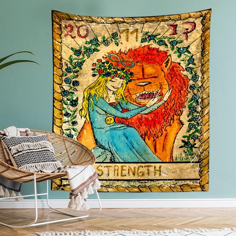 Ретро настенный узор гобелен украшение для дома гобелен офис гостиная гобелен