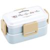 Bento Box, Doraemon Sky Walk, Sanrio Design, 600ml, Antibacterial, Soft Filling, Dome-Shaped Lid, Two-Tier, Women's, Made In Japan, PFLW4AG-A