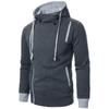 Men's Hoodies Spring Autumn Hooded Sweatshirts Causal Zip Up Turtleneck Hoodie