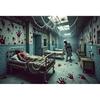 Horror Halloween Decorations Backgrounds for Photographs Abandoned Hospital Ruin Ghost Zombies Scene Backdrop Spooky Party Decor