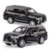 Масштаб 1/24 Lexus LX570, литая под давлением модель автомобиля, игрушечный автомобиль с откатным механизмом, звуком и светом для детей, коллекция подарков для мальчиков и девочек