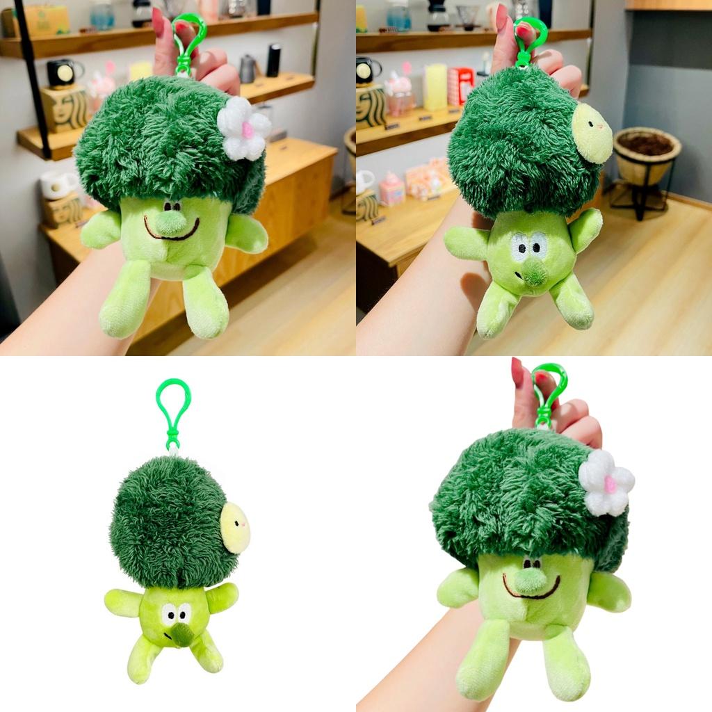 Maniao Brand Plush Cauliflower Car Keychain Backpack Pendant Toy Cute And Adorable