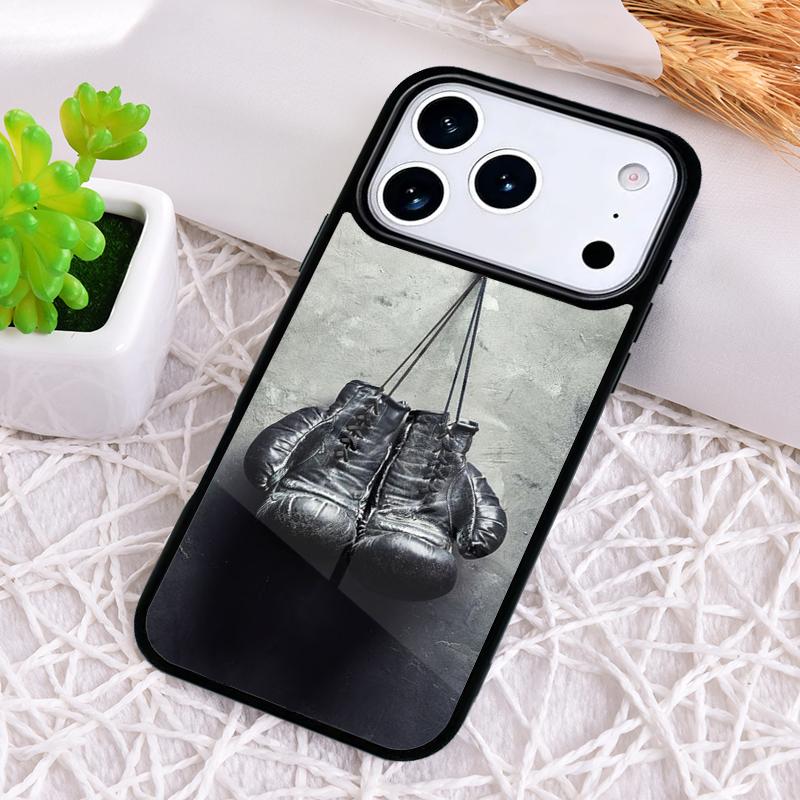 Чехол для телефона с принтом боксерских перчаток для iPhone 17 Air 16 15 11 12 14 13 Pro Max Ударопрочный чехол
