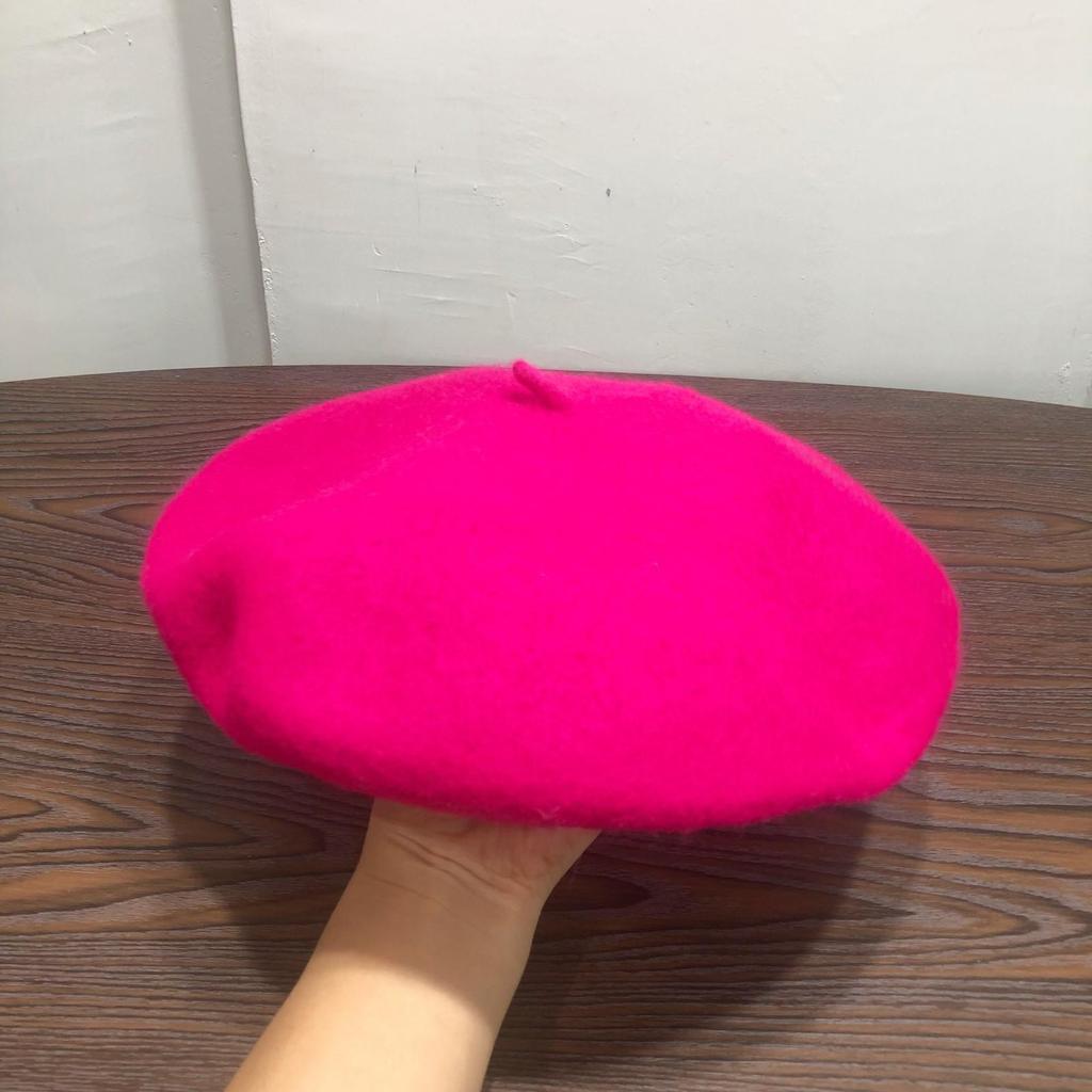 Берет из шерсти в корейском стиле Beilei: Универсальная шляпа художника на осень/зиму