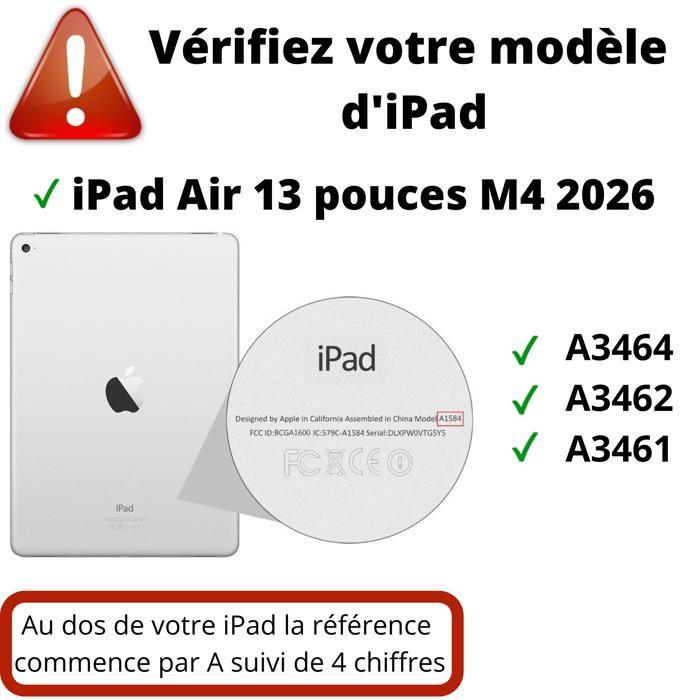 Coque pour iPad Air 13 pouces M4 2026 - Antichoc Protection TPU Souple Transparent Phonillico®