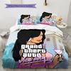 Grand Theft Auto2 Pattern Bedding Quilt Set  Home Decoration  Gift (1 * duvet cover + 2 * pillowcase  without core)