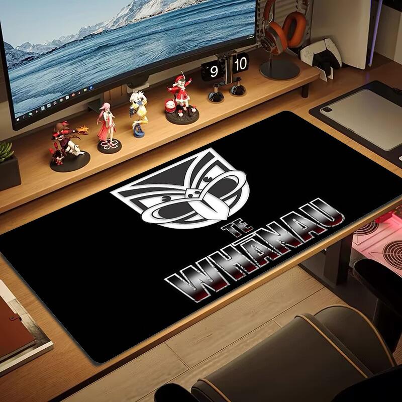 New Zealand Warriors Print Cushion Non-slip Laptop Tablet Big Mousepad XXL Mat Mini PC Playmat With Lock edge