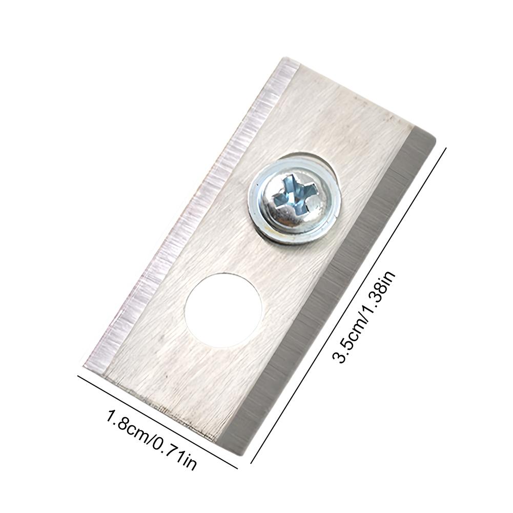 Lawn Mower Blades for Mammotion Luba Robot Double Hole Mower Blades Stainless Steel Mower Blade Set 0.6MM Lawn Mower Supplies